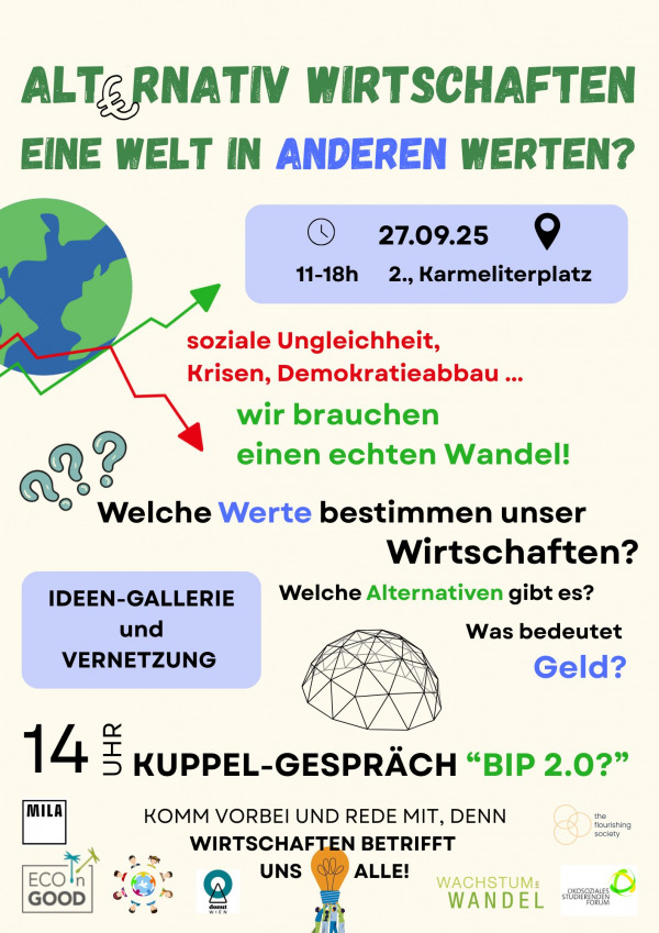 Alternativ Wirtschaften, eine Welt in anderen Werten